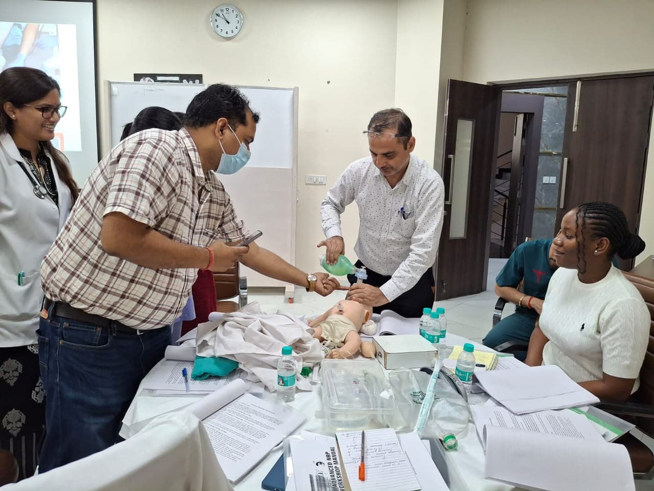 NIIMS Hospital conducts advanced NRP workshop to strengthen neonatal emergency care