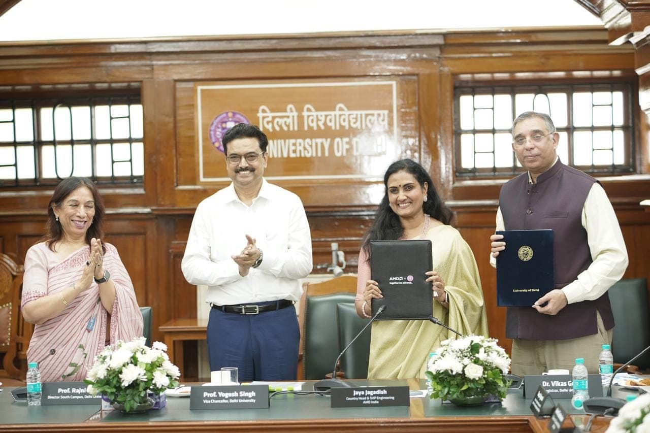 AMD, Delhi University partner to train 10,000 students in next-gen AI tech