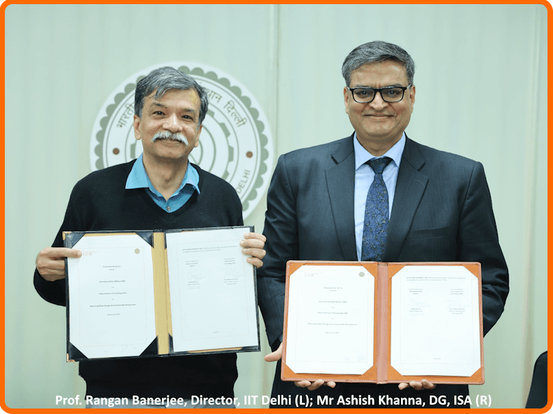 ISA, IIT Delhi sign pact to strengthen solar energy skills across member countries