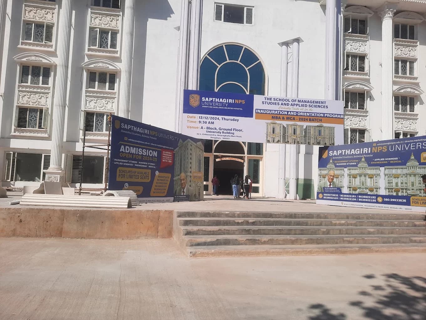 Sapthagiri NPS University hiring professors, associate professors ,assistant professors