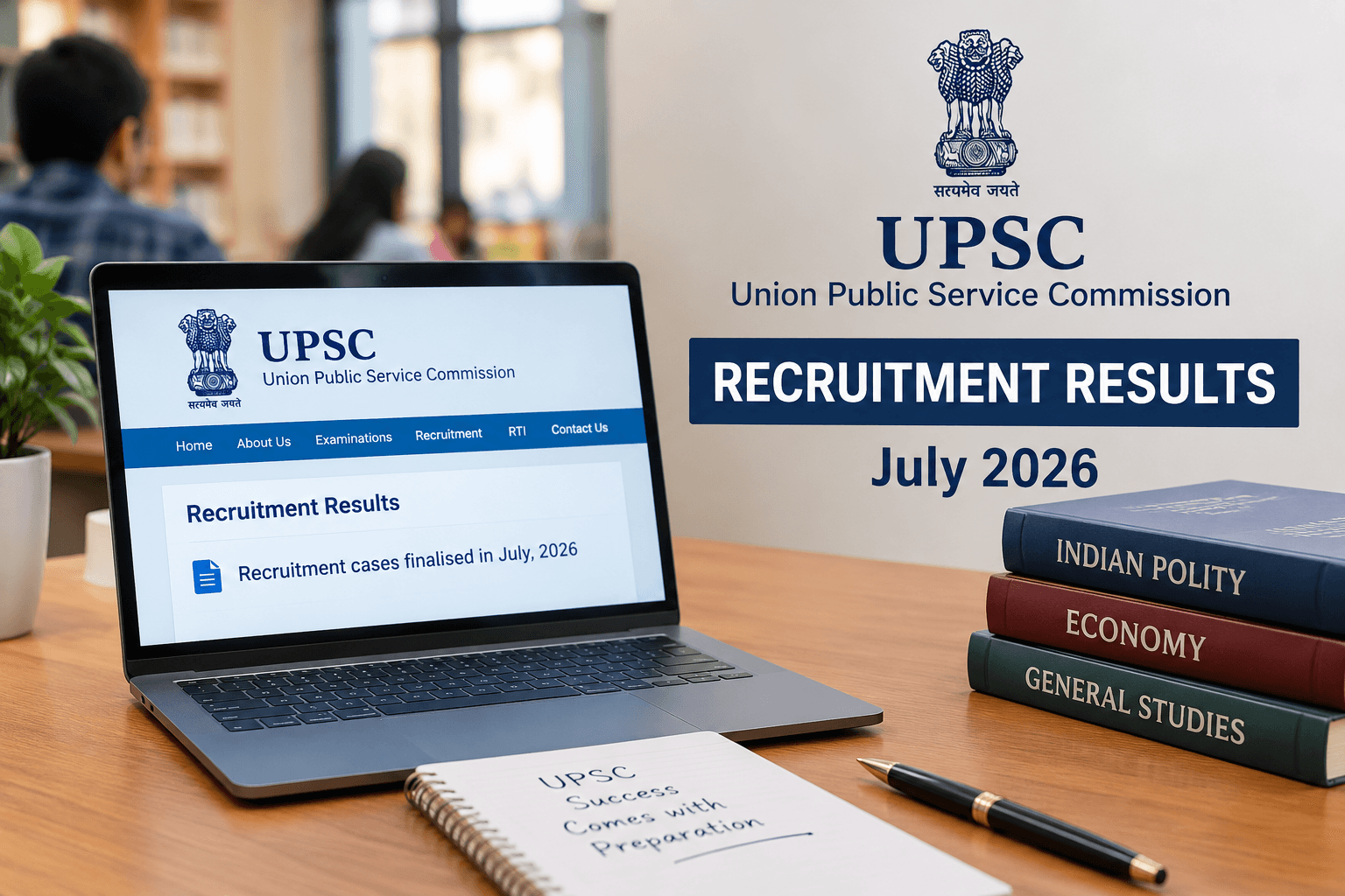 UPSC announces recruitment results for 22 cases finalised in July 2026