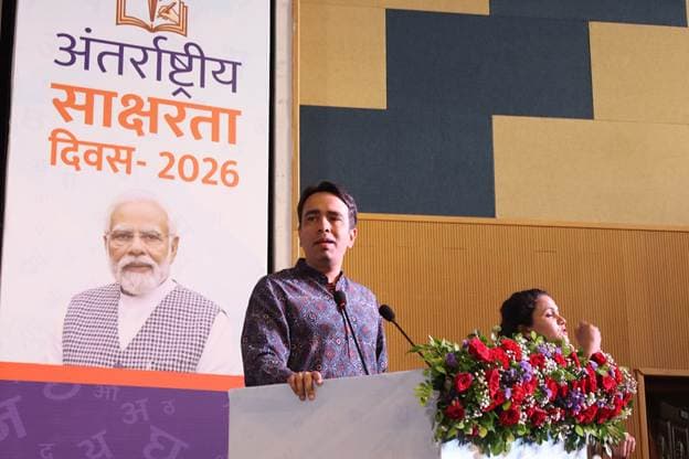 Literacy must go beyond reading, writing to foster active citizenship: Jayant Chaudhary