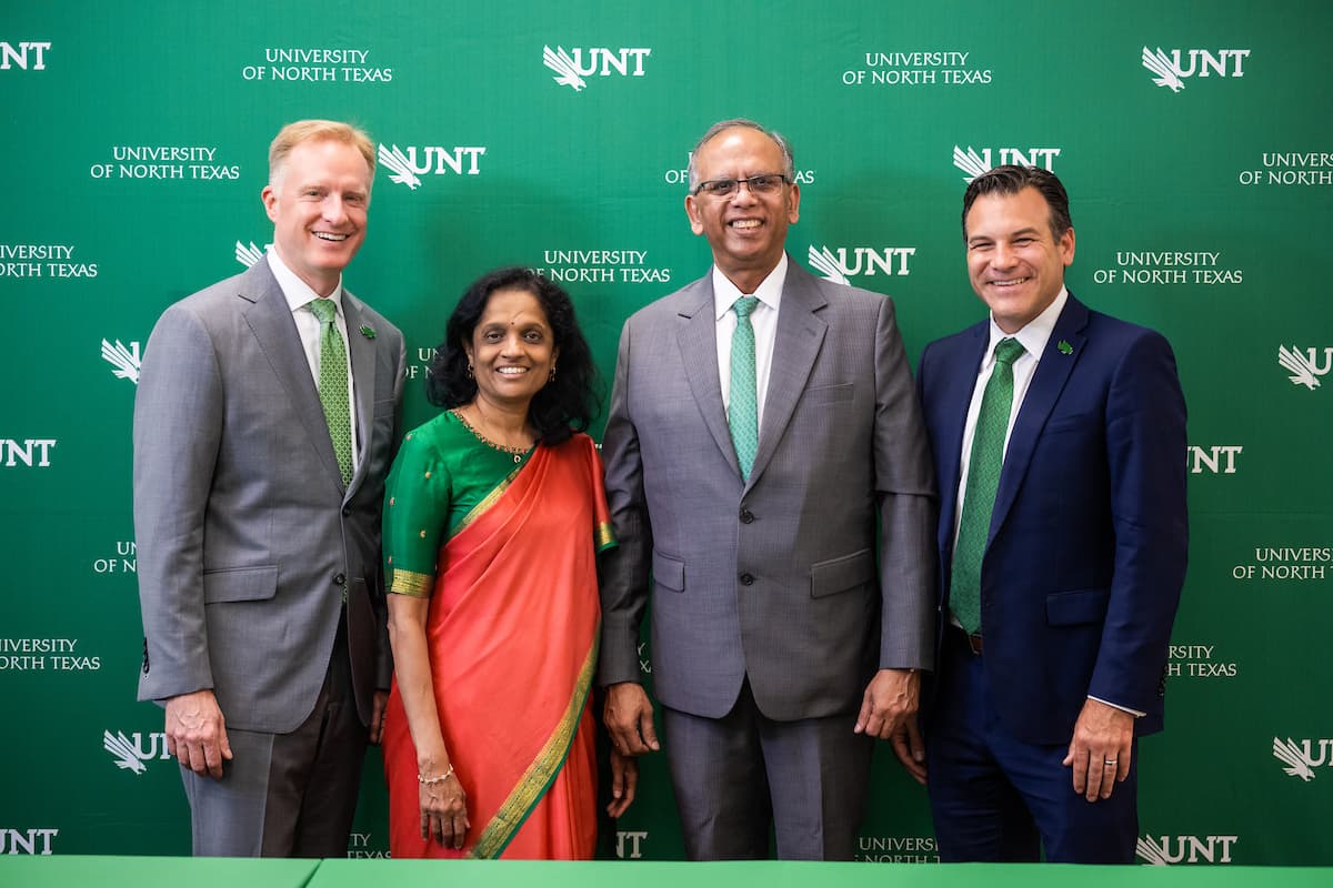 Indian American couple  gifts USD 20 mn University of North Texas to set  up AI, Advanced Analytics college