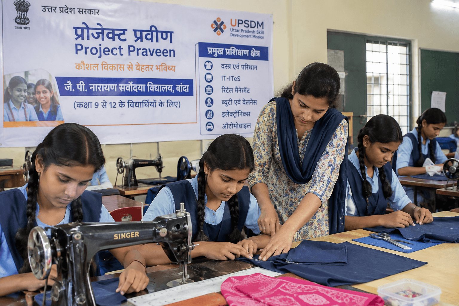 UP Sarvodaya schools to provide skill training to 5,123 students under Project Praveen