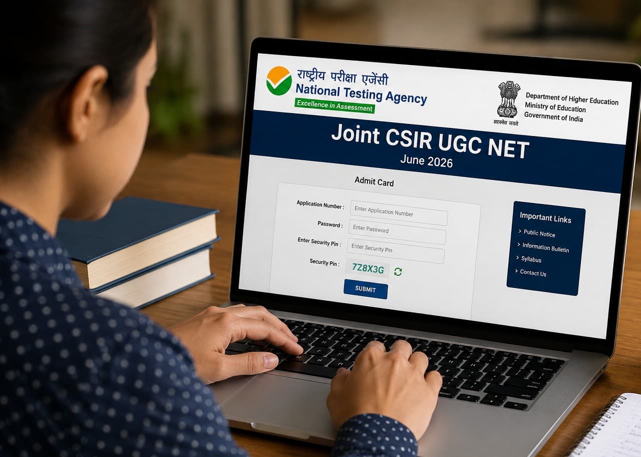NTA releases admit cards for Joint CSIR UGC NET June 2026 examination